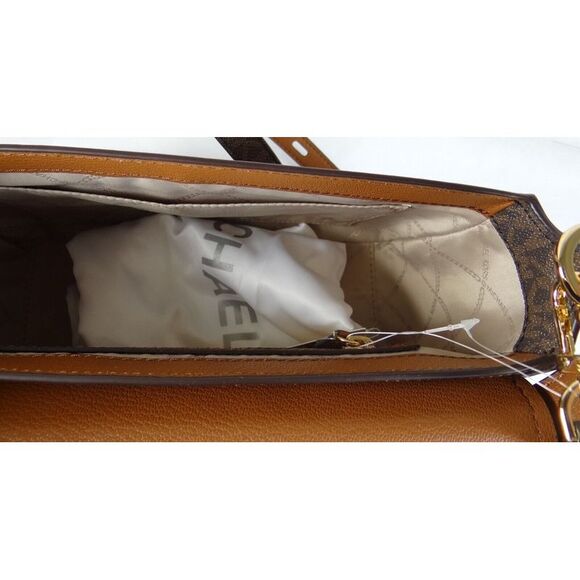 Michael Kors Sylvia Medium Convertible Flap Leather Shoulder Bag